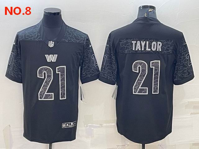  Men's Washington Redskins #21 Sean Taylor Jersey NO.8;